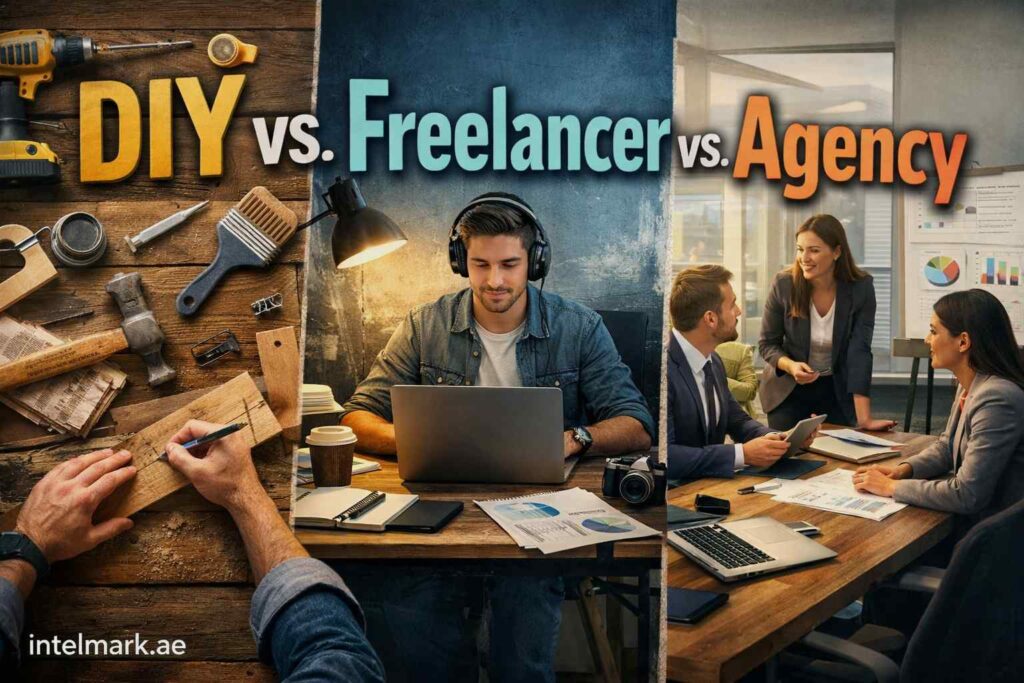 DIY vs. Freelancer vs. Agency